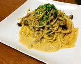 サバ缶で! みそクリームパスタ♪作り方6写真