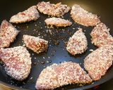 トロかつお大葉はさみ焼き。作り方4写真