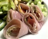 焼きモッツァレラの生ハム巻き作り方4写真