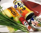 レンチン5分！筍水煮とサバ缶ピリ辛おかず作り方1写真
