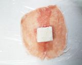 豚肉のお豆腐包みあんかけ作り方5写真
