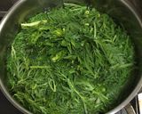 油揚げと春菊の中華風胡麻和え作り方2写真