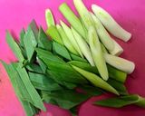 俺流！葉にんにくと豚肉の玉子炒め作り方3写真