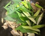 俺流！葉にんにくと豚肉の玉子炒め作り方10写真