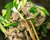俺流！葉にんにくと豚肉の玉子炒め作り方11写真