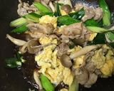 俺流！葉にんにくと豚肉の玉子炒め作り方13写真
