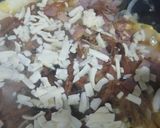 新玉ねぎと土筆のチーズオムレツ作り方8写真