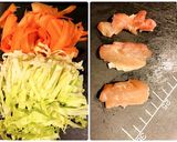 クイック5分煮込み♬豆乳鶏白湯スープ作り方1写真