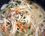ひき肉 もやしの味噌ラーメン作り方3写真