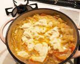 クイック5分煮込み♬豆乳鶏白湯スープ作り方4写真
