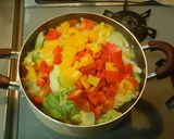 春キャベツと野菜たっぷりの牛肉スープ作り方5写真