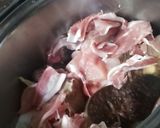 干し椎茸と白菜の、中華風超美味なべ・扁炉作り方3写真