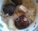 干し椎茸と白菜の、中華風超美味なべ・扁炉作り方6写真