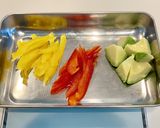 しらすと彩り野菜のサラダ作り方2写真