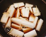 鯖缶で簡単♡大根と鯖の味染み べっこう煮作り方3写真
