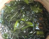 旬おかず 生わかめxほうれん草の炒めもの作り方3写真