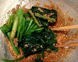 レンチンで簡単◎ほうれん草の胡麻和え作り方5写真