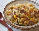 たくあんふりかけパパっと！チャーハン♪作り方7写真