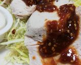 蒸し鶏(*^^*)作り方5写真