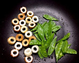 さやえんどうとちくわのバター醤油炒め作り方3写真
