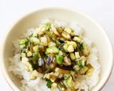 ご飯に♪わさびの茎（葉わさび）で【だし】作り方4写真