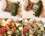 食感楽しむ♡韓国風味さっぱり乱切りサラダ作り方4写真