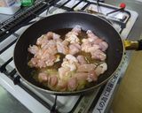 とう菜の親子丼風作り方3写真