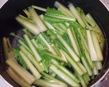 小松菜のごま和え作り方1写真