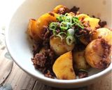 mひき肉と新じゃがの肉じゃが風作り方6写真