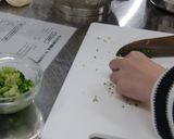 ブロッコリーの鶏ささみあんかけ☆離乳食作り方2写真