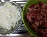 ☆お手軽❣️ラム肉と玉ねぎの炒め物☆作り方2写真