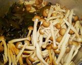 家庭の味♪茎わかめときのこの佃煮作り方5写真