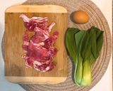山椒が美味しい♪豚肉と青梗菜の炒めもの作り方1写真