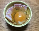 ニンニクのアヒージョ卵チーズのせ焼き作り方2写真