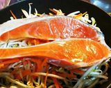 ❀魚の酒蒸し野菜あんかけ❀作り方2写真