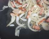 簡単!あおさとベーコンのクリームパスタ作り方3写真