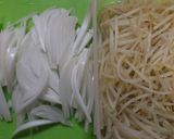 塩麹豚肉・レンジもやし・玉ねぎの炒め物作り方3写真