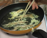 春が旬つくしとからし菜(菜の花)の天ぷら作り方4写真