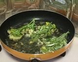 春が旬つくしとからし菜(菜の花)の天ぷら作り方7写真