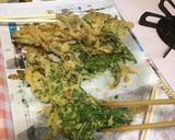 春が旬つくしとからし菜(菜の花)の天ぷら作り方8写真