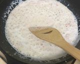 簡単♪「たらこクリームパスタ」作り方3写真