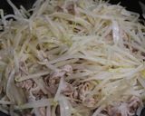 塩麹豚肉・レンジもやし・玉ねぎの炒め物作り方7写真