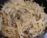 塩麹豚肉・レンジもやし・玉ねぎの炒め物作り方8写真