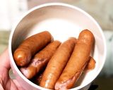 朝ごはん！おつまみに！即席ウインナー作り方2写真