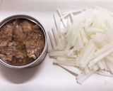 サバ缶と大根のサラダ作り方1写真
