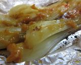 わけぎの茎蒸し焼き作り方14写真
