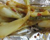 わけぎの茎蒸し焼き作り方15写真