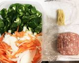 ピーマンと挽肉のサッと炒め☆おかか和え作り方1写真