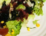 納豆とプレーン玉子焼きのサラダ作り方1写真