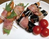 お弁当に、ウインナーのシソ巻き・のり巻き作り方4写真